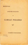 Exposition d'uvres rcentes de Camille Pissarro par Durand-Ruel