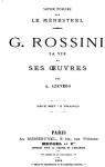 G. Rossini, Sa Vie Et Ses Oeuvres par Azevedo