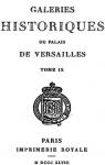 Galeries historiques du palais de Versailles, tome 9 par Gavard