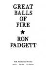Great Balls of Fire par Padgett