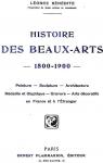 Histoire Des Beaux-Arts - 1800-1900 par Bndite
