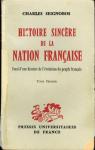 Histoire sincre de la nation franaise, tome 1 par Seignobos