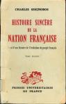 Histoire sincre de la nation franaise, tome 2 par Seignobos