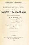 Histoire authentique de la Socit thosophique. Srie 3 par Olcott
