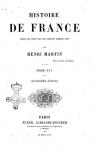 Histoire de France, tome 16 par Martin