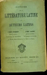 Histoire de la littrature latine et auteurs latins par Verdunoy