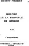 Histoire de la province de Qubec vol. 21 Courcelette par Rumilly