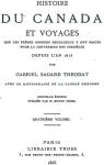 Histoire du Canada et voyages, tome 4 par Sagard