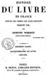 Histoire du livre en France depuis les temps les plus reculs jusqu'en 1789, tome 2 par  Werdet
