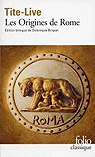 Histoire romaine, tome 1 : Les Origines de Rome par Tite-Live