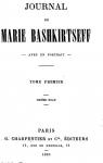 Journal de Marie Bashkirtseff, tome 1 par Bashkirtseff