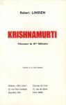 Krishnamurti -Prcurseur du IIIe millnaire par Linssen