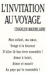 L'Invitation au Voyage par Baudelaire