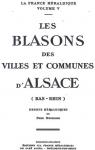 La France hraldique, tome 5 : Les blasons des villes et communes d'Alsace par Forgotten Books