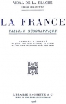 La France - Tableau Gographique par Vidal de La Blache
