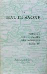 La Haute-Sane : Nouveau dictionnaire des communes (IV) Luxeuil/Poncey par Girardot