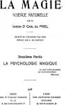 La magie, science naturelle, tome 2 : La physique magique par Du Prel