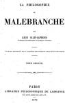 La philosophie de Malebranche, tome 2 par Ollé-Laprune