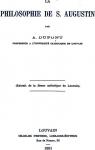 La philosophie de S. Augustin par Dupont