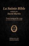 La Sainte Bible traduite par David Martin par Martin (III)