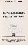 La vie humoristique d'Hector Berthelot par Tass