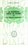 Le Bonheur dans le crime / Le rideau cramoisi par Barbey d'Aurevilly