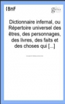 Le Dictionnaire infernal par Collin de Plancy