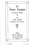 Le faux coupon et autres contes posthumes  par Tolsto