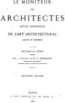 Le moniteur des architectes, tome 2 par Normand