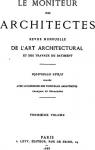 Le moniteur des architectes, tome 3 par Normand