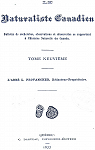 Le Naturaliste Canadien, Vol. 9 - 1877 par Provancher
