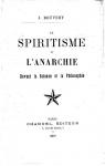 Le Spiritisme et l'Anarchie devant la Science et la Philosophie par Bouvry