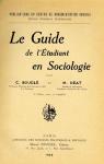 Le guide de l'tudiant en sociologie par Bougl