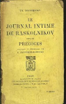 Le journal intime de Raskolnikov - Prcoces par Dostoevski