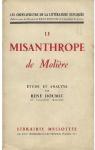 Le misanthrope de Molière. Etude et analyse par Doumic