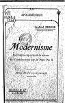 Le modernisme vis--vis de la science, sa condamnation par le Pape Pie X. Science et Foi N2. par Mercier