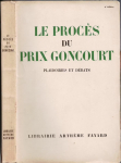 Le procs du prix Goncourt par Garon