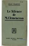 Le silence de M. Clemenceau par Martet