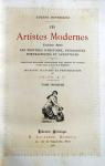 Les Artistes Modernes, tome 3 par Montrosier