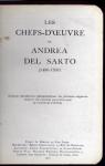 Les Chefs-d'oeuvre de Andrea del Sarto 1486-1531 par del Sarto
