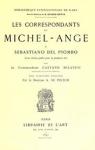 Les Correspondants de Michel-Ange, Vol. 1: Sebastiano del Piombo par Milanesi