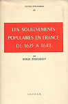 Les Soulvements populaires en France de 1623  1648 par Mandrou