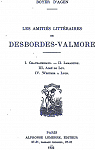 Les amitis littraires de Desbordes-Valmore par Boyer d`Agen