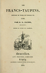 Les francs-taupins : Histoire du temps de Charles VII, 1440 (3 volumes) par Lacroix
