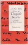 Les plus belles lettres de Thophile Gautier par Descaves