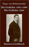 Die Gedichte 1891-1898 / Die Gedichte 1924 par Hofmannsthal