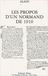 Les propos d'un Normand de 1910 par Alain