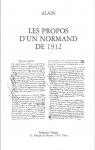 Les propos d'un Normand de 1912 par Pascal