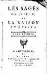 Les sages du sicle, ou La raison en dlire (3 volumes) par Anonyme