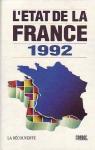 L'tat de la France 1992 par La Dcouverte